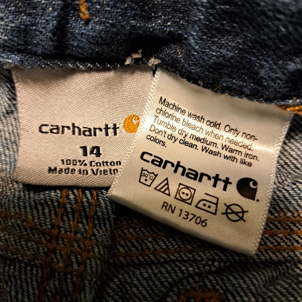 Girls Carhartt Shorts Size 14 - Picture 5 of 9